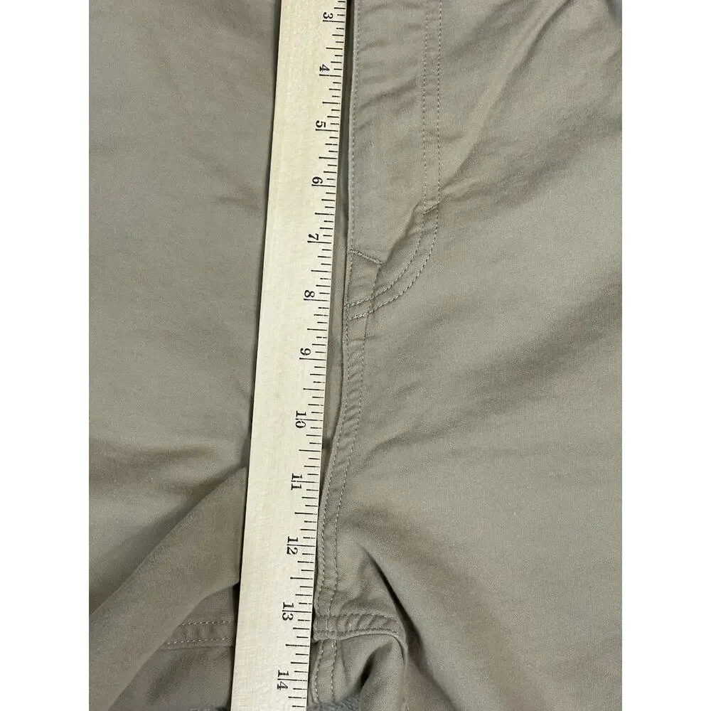 Banana Republic Pants‎ Mens 40x34 Khaki The Traveler Slim Fit High Rise Straight